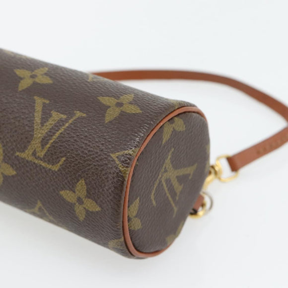 LOUIS VUITTON Monogram Papillon Pouch LV Auth BA12961