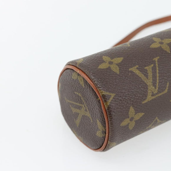 LOUIS VUITTON Monogram Papillon Pouch LV Auth BA12961