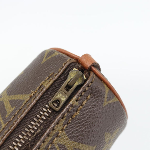 LOUIS VUITTON Monogram Papillon Pouch LV Auth BA12961
