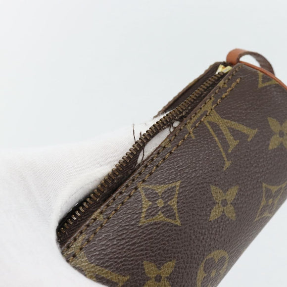 LOUIS VUITTON Monogram Papillon Pouch LV Auth BA12961