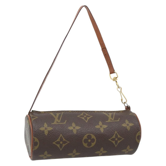 LOUIS VUITTON Monogram Papillon Pouch LV Auth BA12961