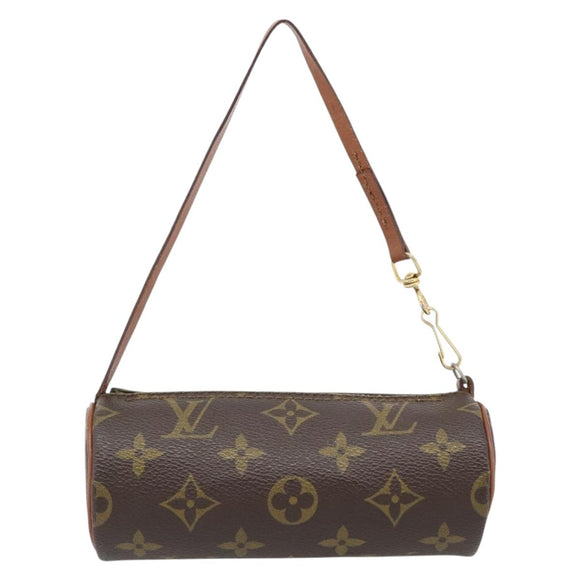 LOUIS VUITTON Monogram Papillon Pouch LV Auth BA12961
