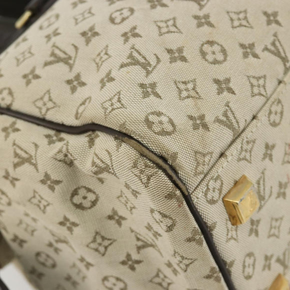 LOUIS VUITTON Monogram Mini Josephine GM Hand Bag Khaki M92310 LV Auth BA12962