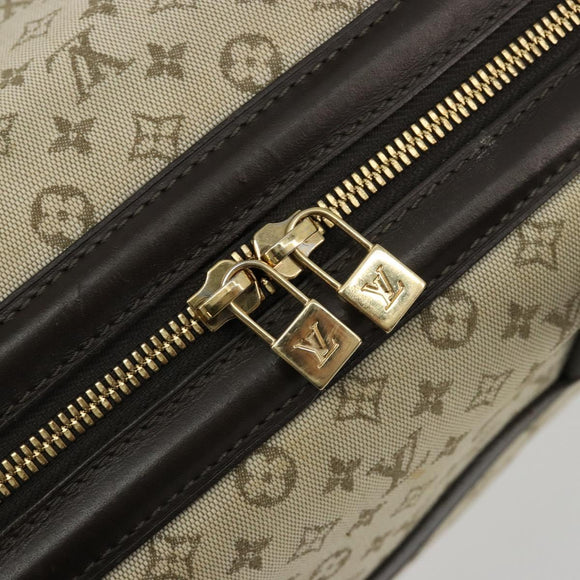 LOUIS VUITTON Monogram Mini Josephine GM Hand Bag Khaki M92310 LV Auth BA12962
