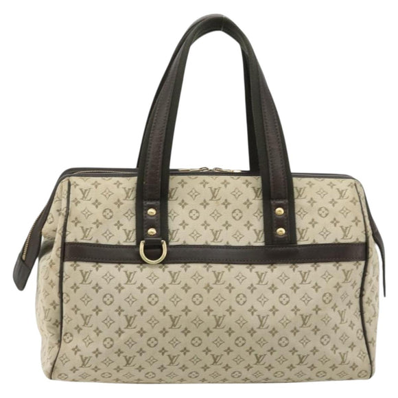 LOUIS VUITTON Monogram Mini Josephine GM Hand Bag Khaki M92310 LV Auth BA12962