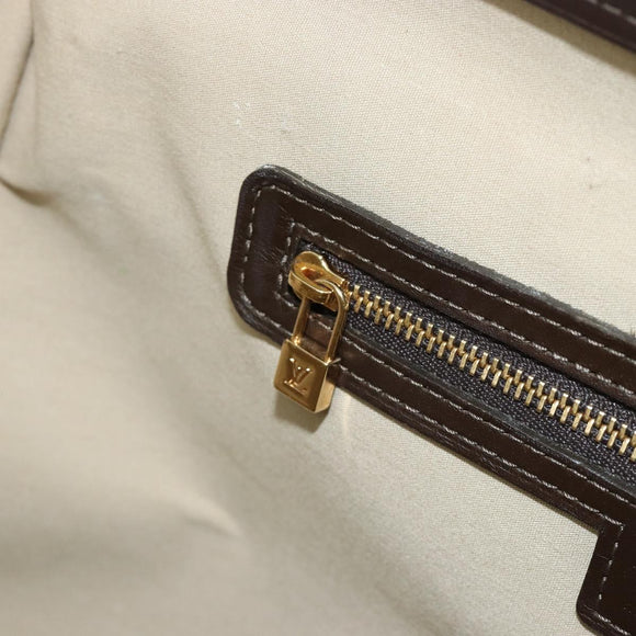 LOUIS VUITTON Monogram Mini Josephine GM Hand Bag Khaki M92310 LV Auth BA12962