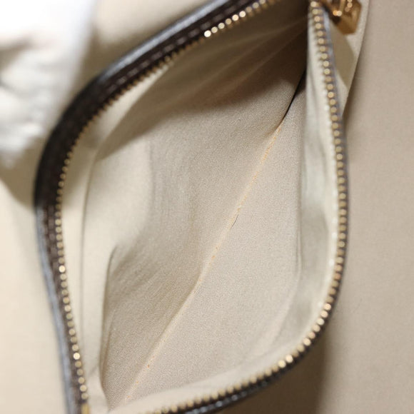 LOUIS VUITTON Monogram Mini Josephine GM Hand Bag Khaki M92310 LV Auth BA12962