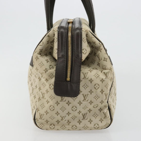 LOUIS VUITTON Monogram Mini Josephine GM Hand Bag Khaki M92310 LV Auth BA12962