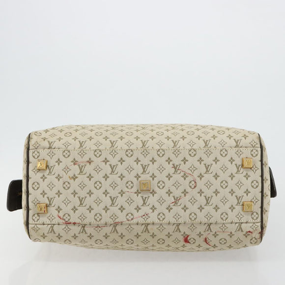 LOUIS VUITTON Monogram Mini Josephine GM Hand Bag Khaki M92310 LV Auth BA12962