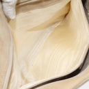 GUCCI Shoulder Bag Suede Beige Gold Auth BA1297-20