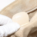 GUCCI Shoulder Bag Suede Beige Gold Auth BA1297-21