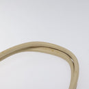GUCCI Shoulder Bag Suede Beige Gold Auth BA1297-8