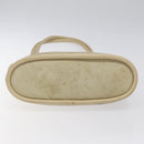 GUCCI Shoulder Bag Suede Beige Gold Auth BA1297-9