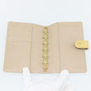LOUIS VUITTON Vernis Agenda PM Tagesplaner Hülle Beige R21001 LV Auth BA12970A-8