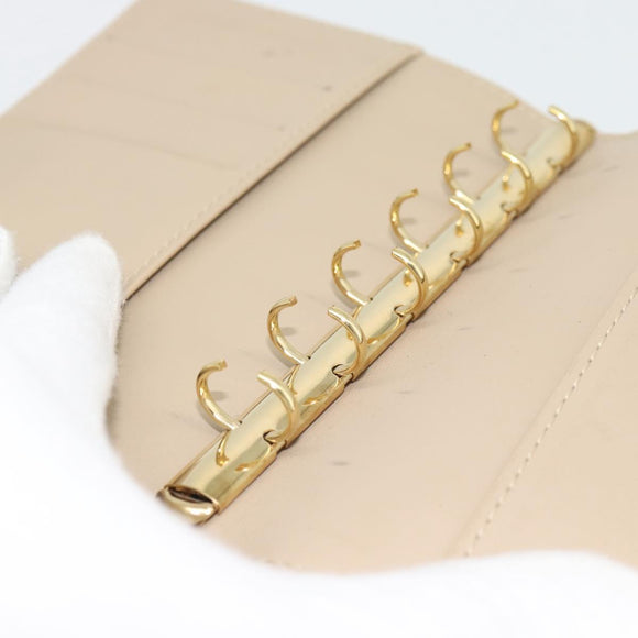 LOUIS VUITTON Vernis Agenda PM Tagesplaner Hülle Beige R21001 LV Auth BA12970A
