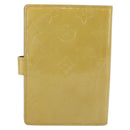 LOUIS VUITTON Vernis Agenda PM Tagesplaner Hülle Beige R21001 LV Auth BA12970A-2