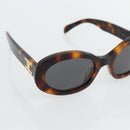 CELINE Triomphe Zonnebril plastic Bruin Auth BA12972M-7