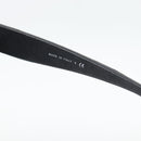CHANEL Matelasse Sunglasses Plastic Lamb Skin Black CC Auth BA12975M-14