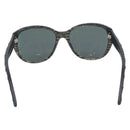 CHANEL Matelasse Sunglasses Plastic Lamb Skin Black CC Auth BA12975M-2