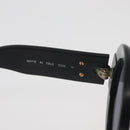 CHANEL COCO Mark Sunglasses plastic Black CC Auth BA12977-12