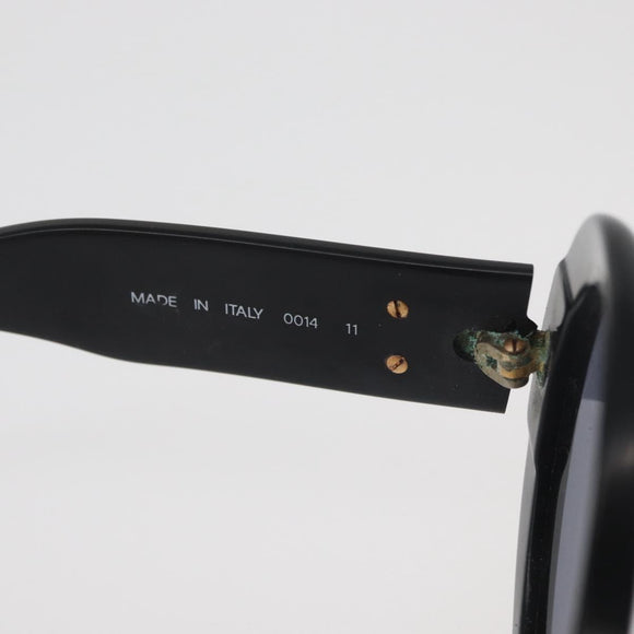 CHANEL COCO Mark Sunglasses plastic Black CC Auth BA12977