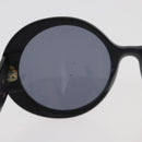 CHANEL COCO Mark Sunglasses plastic Black CC Auth BA12977-3
