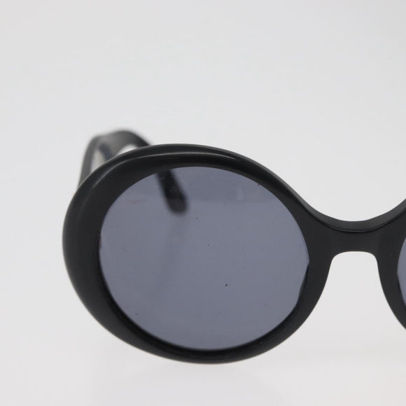 CHANEL COCO Mark Sunglasses plastic Black CC Auth BA12977