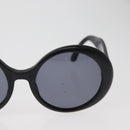 CHANEL COCO Mark Sunglasses plastic Black CC Auth BA12977-5