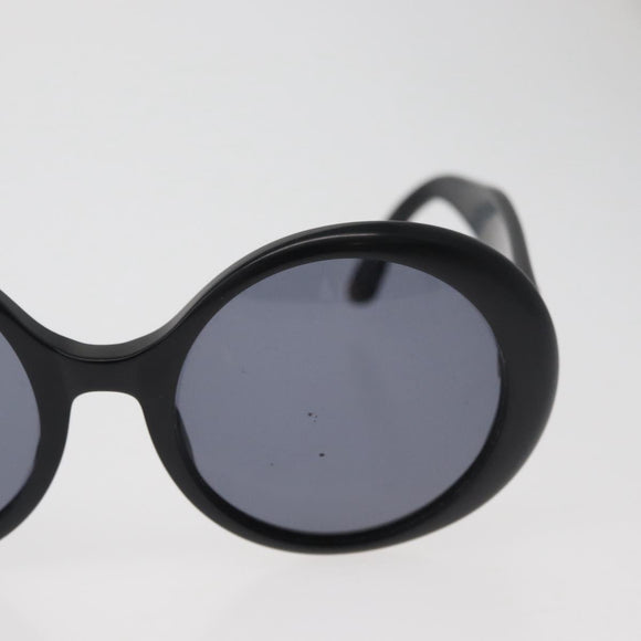 CHANEL COCO Mark Sunglasses plastic Black CC Auth BA12977