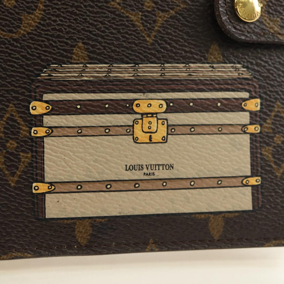 LOUIS VUITTON Monogram Trunk Agenda PM Day Planner Cover R20028 LV Auth BA12979V