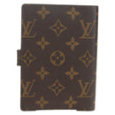 LOUIS VUITTON Monogram Trunk Agenda PM Day Planner Cover R20028 LV Auth BA12979V-3