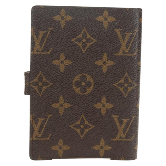 LOUIS VUITTON Monogram Trunk Agenda PM Day Planner Cover R20028 LV Auth BA12979V