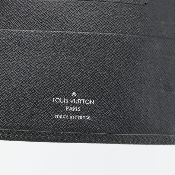 LOUIS VUITTON Taiga Agenda MM Day Planner Cover Ardoise R20222 LV Auth BA12980