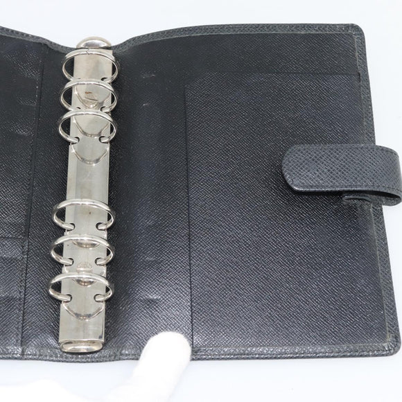 LOUIS VUITTON Taiga Agenda MM Day Planner Cover Ardoise R20222 LV Auth BA12980