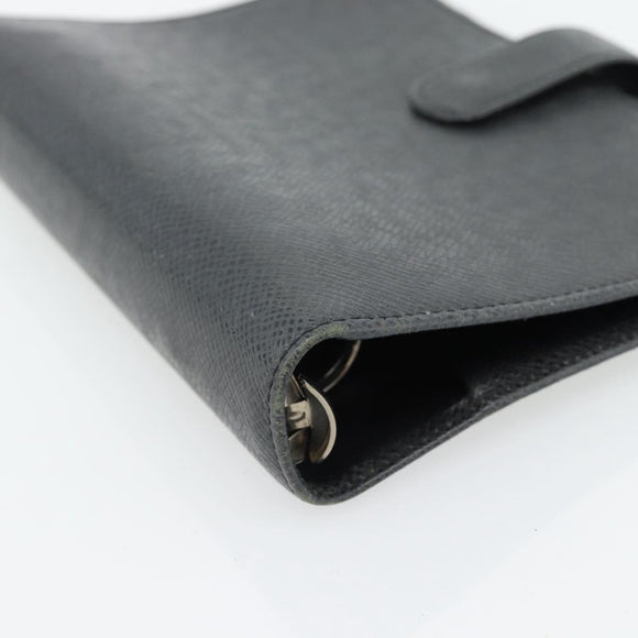 LOUIS VUITTON Taiga Agenda MM Day Planner Cover Ardoise R20222 LV Auth BA12980