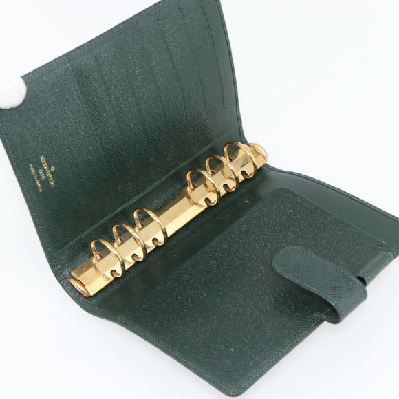 LOUIS VUITTON Taiga Agenda MM Dagplanner Omslag Epicea R20403 LV Auth BA12981