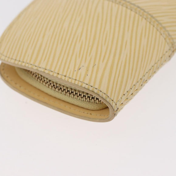 LOUIS VUITTON Epi Porte Monnaie Z Muntzakje Vanille LV Auth BA12983