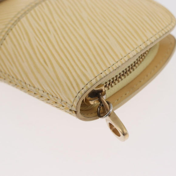 LOUIS VUITTON Epi Porte Monnaie Z Muntzakje Vanille LV Auth BA12983