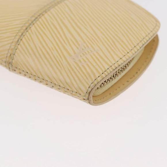 LOUIS VUITTON Epi Porte Monnaie Z Muntzakje Vanille LV Auth BA12983