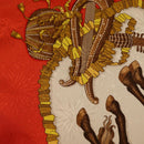HERMES Carre 90 Scarf ""Les Fêtes du Roi Soleil"" Silk Multicolor Auth BA12985-12