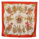 HERMES Carre 90 Scarf ""Les Fêtes du Roi Soleil"" Silk Multicolor Auth BA12985-13
