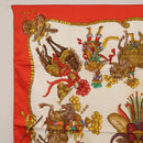HERMES Carre 90 Scarf ""Les Fêtes du Roi Soleil"" Silk Multicolor Auth BA12985-2