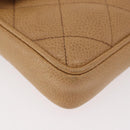 CHANEL Matelassé Heuptas Kaviaarleer Beige Goud CC Authentiek BA12986V-15