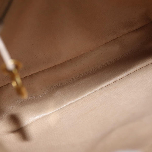CHANEL Matelassé Heuptas Kaviaarleer Beige Goud CC Authentiek BA12986V