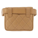 CHANEL Matelassé Heuptas Kaviaarleer Beige Goud CC Authentiek BA12986V-2