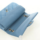 CHANEL Matelasse 25 Chain Shoulder Bag Denim Blue Gold CC Auth BA12987SM-19