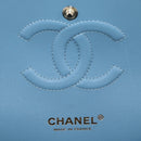 CHANEL Matelasse 25 Chain Shoulder Bag Denim Blue Gold CC Auth BA12987SM-24
