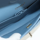 CHANEL Matelasse 25 Chain Shoulder Bag Denim Blue Gold CC Auth BA12987SM-10