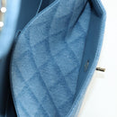 CHANEL Matelasse 25 Chain Shoulder Bag Denim Blue Gold CC Auth BA12987SM-28
