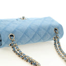 CHANEL Matelasse 25 Chain Shoulder Bag Denim Blue Gold CC Auth BA12987SM-6